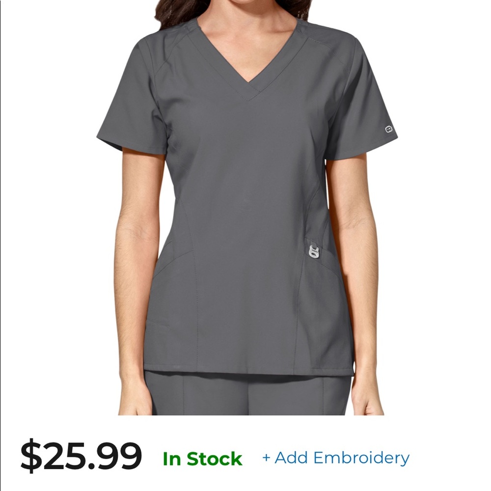 Wonder wink scrubs pewter